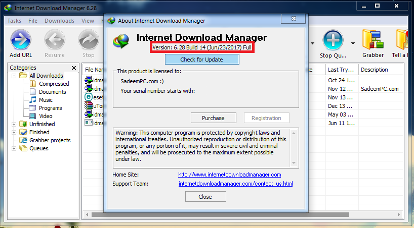Internet download manager full free version with key